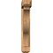 Ekena Millwork Funston Craftsman Smooth Bracket w/ Offset Brace, Western Red Cedar, 5 1/2"W x 24"D x 32"H BKT0604X24X32FST04SWR - alternate 3
